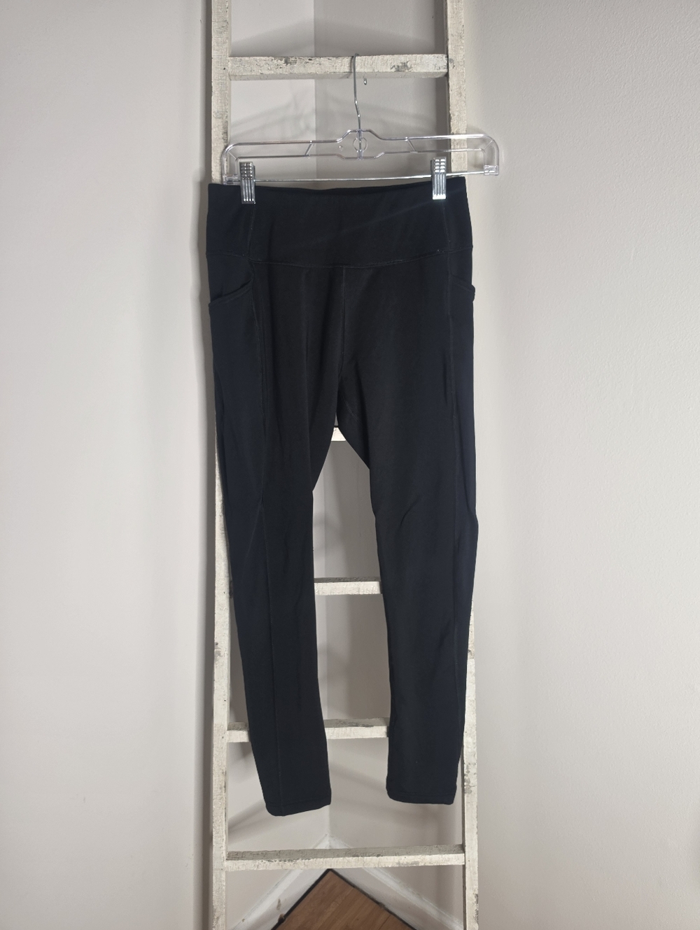 WoolX Women's Small Black McKenna Leggings Merino Wool Blend Side Pockets